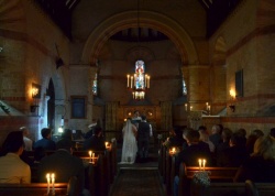 Mr & Mrs Burgin, December 2014 at Rigsby St James